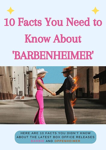 Barbenheimer Poster